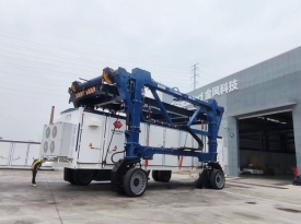 金风科技80T储能（néng）柜跨运车